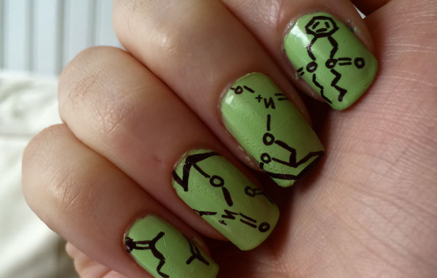 nerdy nail art